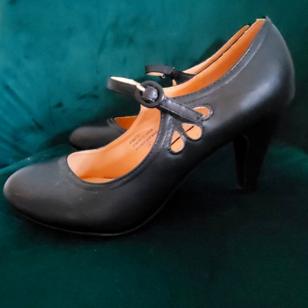 Heeled Mary Janes